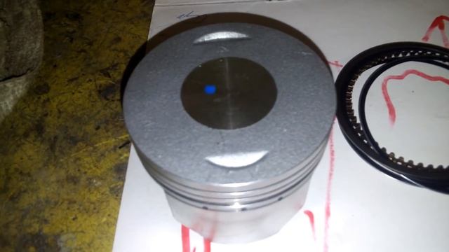 Как правильно ставить поршневые кольца на поршень 4т смотреть онлайн