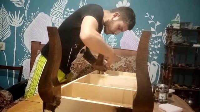 PANEL IN THE HALLWAY DIAMOND TUFTING / ПРИХОЖАЯ В КАРЕТНОЙ СТЯЖКЕ НА ШКАНТАХ. ЧАСТЬ 2. смотреть онлайн