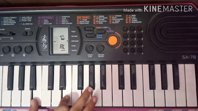How to play tum hi aana song | on Casio SA-78 | electronic mini keyboard смотреть онлайн