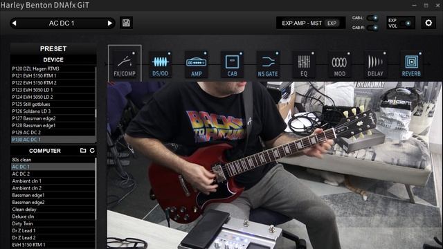Harley Benton DNAfx GiT | AC/DC presets смотреть онлайн