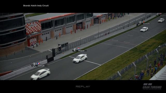 Gran Turismo Sport, replay, Brands Hatch Indy Circuit, Honda Civic Type R смотреть онлайн