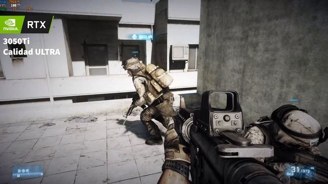 Battlefield 3 con Nvidia GeForce RTX 3050 TI - en ULTRA смотреть онлайн