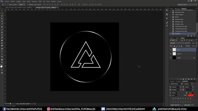 Como Hacer tu Logo de Neón en Photoshop - Tutorial смотреть онлайн