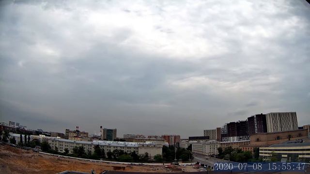 Timelapse #43 Бегущие облака смотреть онлайн