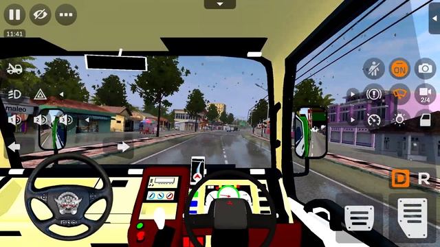 Mitsubishi Garbage Truck Mod for Bus Simulator Indonesia (BUSSID) #251 - Android Gameplay смотреть онлайн