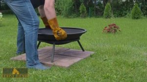 Костровая чаша Везувий Fantastic на подставке