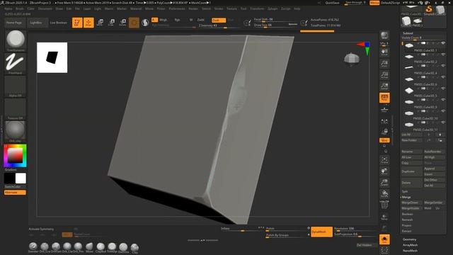 Zbrush, Substance Painter, 3D Coat - Stylized Brick Column смотреть онлайн