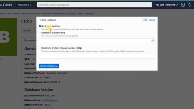 Lab 10 Backup and Recovery using Console and API's смотреть онлайн