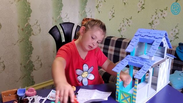 Игровой ДОМИК. Распаковываем Детский Домик с лошадкой Спирит. Домик лошадки Spirit. видео для дете смотреть онлайн