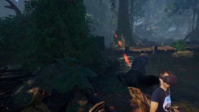 TRYING NOT TO VOMIT IN ARK PARK - DINOSAURS & GIANT BUGS Ark Park VR - VR HTC Vive Gameplay смотреть онлайн