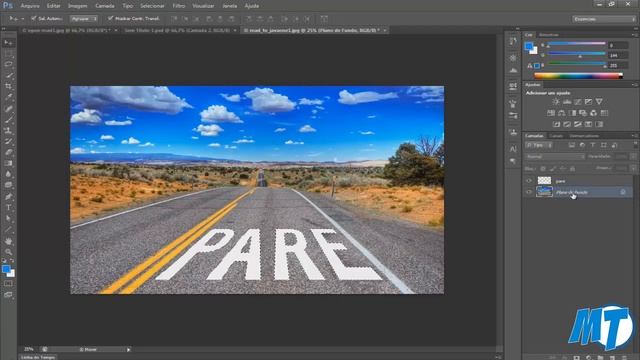 Efeito Texto na Rua, Estrada // Photoshop CS6 смотреть онлайн