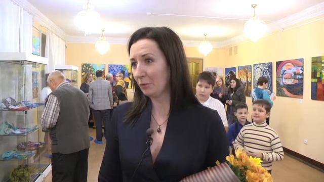 Открытие выставки студии батика 