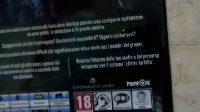 Unboxing Until Dawn Extended Edition [ITA]