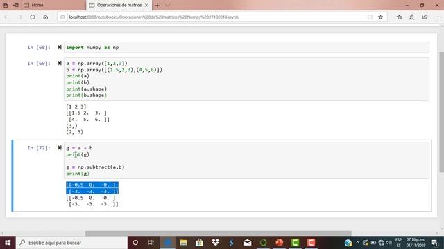 Aprende a realizar operaciones aritmeticas con Numpy смотреть онлайн