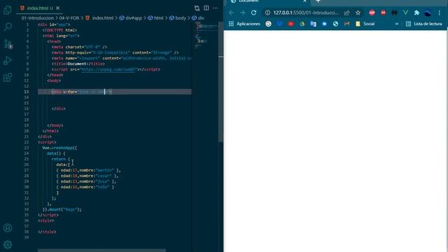 Curso Vue 3 | Introduccion | v-for en Vue 3 | Video 11 смотреть онлайн