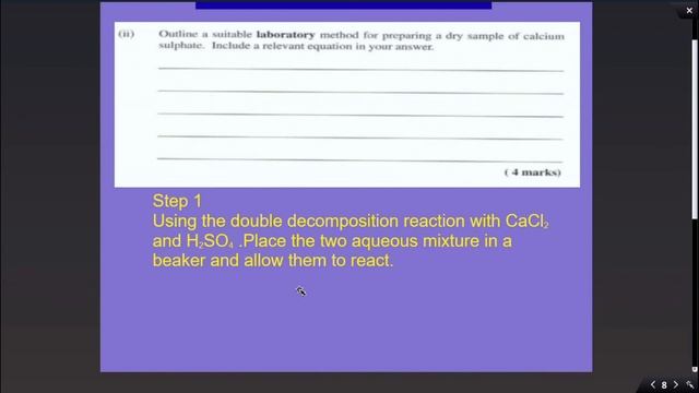 This is how antacids react with stomach acids. CXC Chemistry past paper 2005 смотреть онлайн