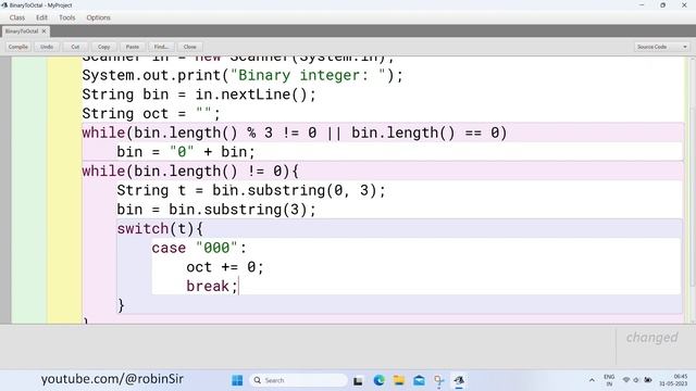 Convert Binary Integer to Octal in Java смотреть онлайн