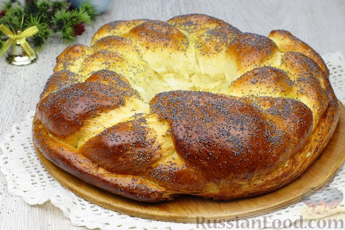 Самый правильный гостинчик на святки.
РОЖДЕСТВЕНСКИЙ КАЛАЧ НА ЖЕЛТКАХ