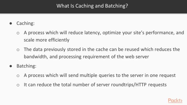 Hands-on GraphQL for Better RESTful Web Services: Caching & Batching Your Data|packtpub.com смотреть онлайн