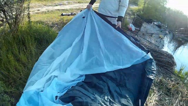 Южный Буг, Трихаты. Флет на реке. Первая рыбалка с ночёвкой.Рыбалка на реке весной. смотреть онлайн