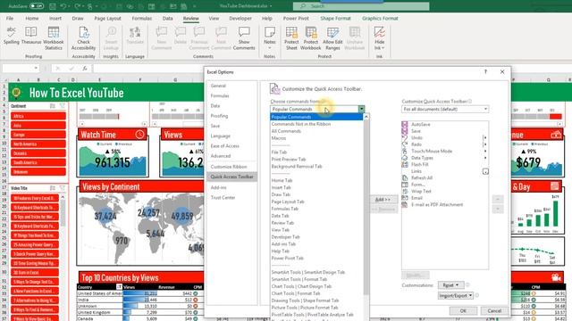 Select Objects Quick Access Toolbar Command смотреть онлайн