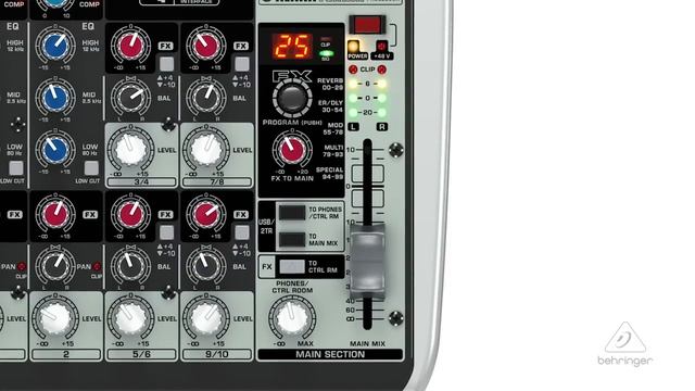XEYNX QX1002USB Small Format Mixer & USB Audio Interface смотреть онлайн