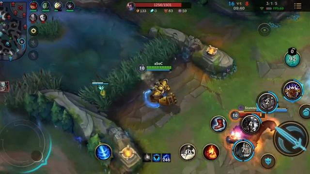 BLITZCRANK Full AP Build Gameplay - LoL Wild Rift