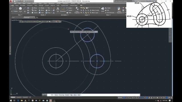 AutoCAD Tutorial #1 Adjustable Support смотреть онлайн