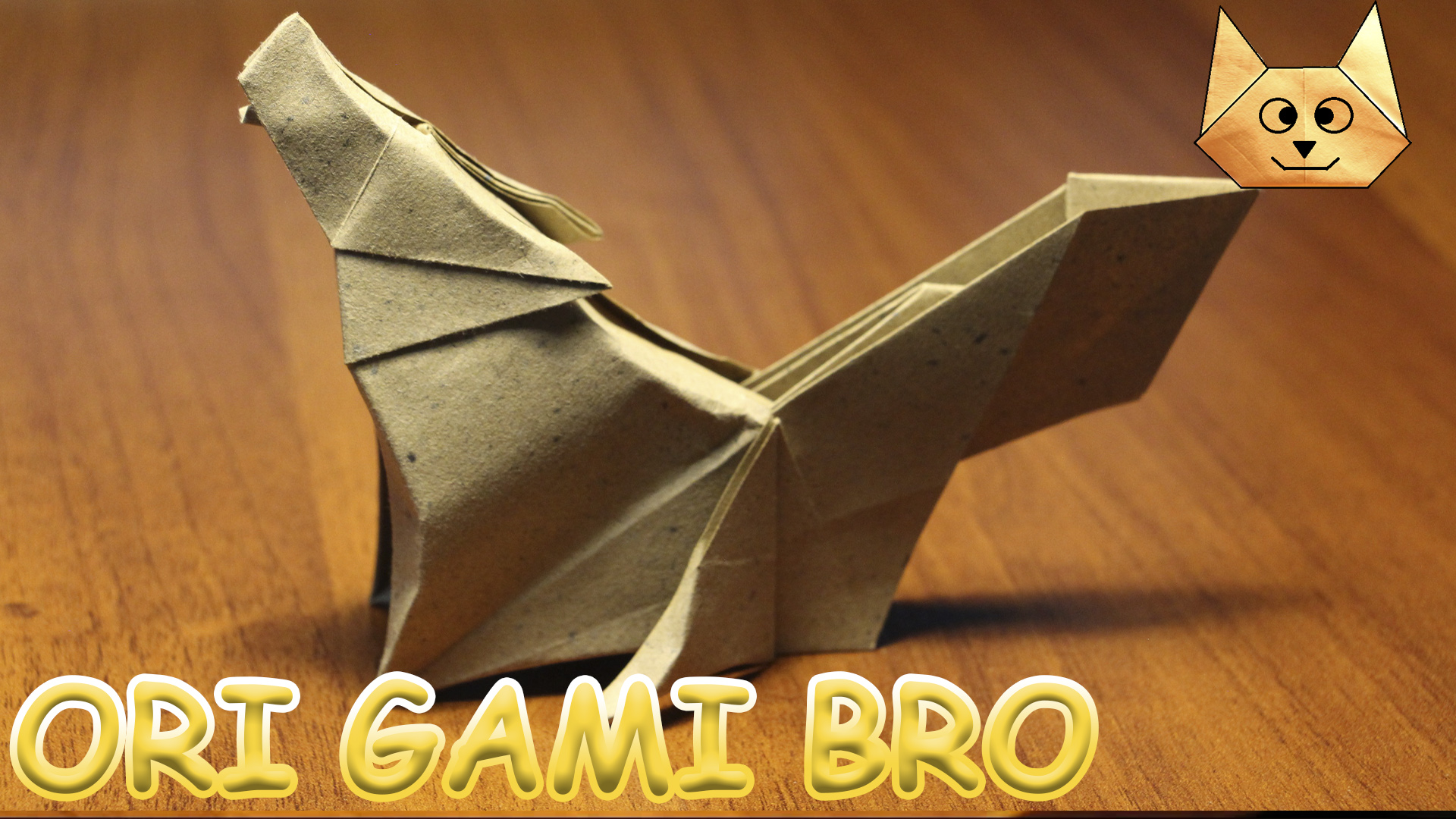 Волк из бумаги. Оригами волк. DIY из бумаги А4. смотреть онлайн