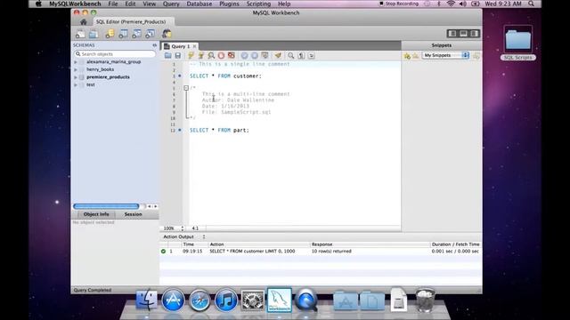 MySQL Comments смотреть онлайн