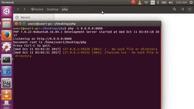 PHP Built-in web server (PHP without apache/nginx) смотреть онлайн