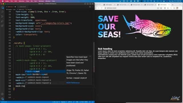 Advanced CSS | Creating image masks смотреть онлайн