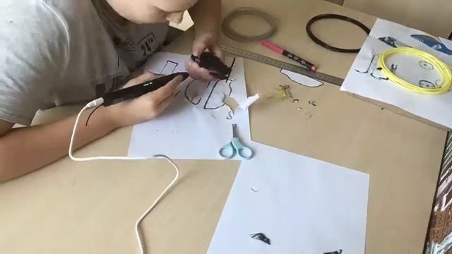 Байк из 3D ручки!!! смотреть онлайн