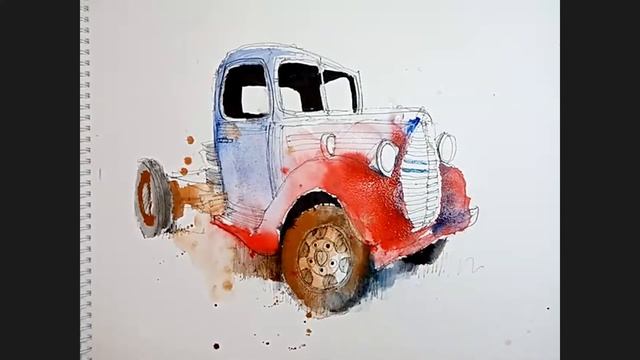 Urban Sketch Course Demonstration with Ian Fennelly - FREE Sketch along course! смотреть онлайн