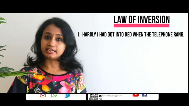 LAW OF INVERSION | GRAMMAR | FORTUNE ENGLISH ACADEMY смотреть онлайн