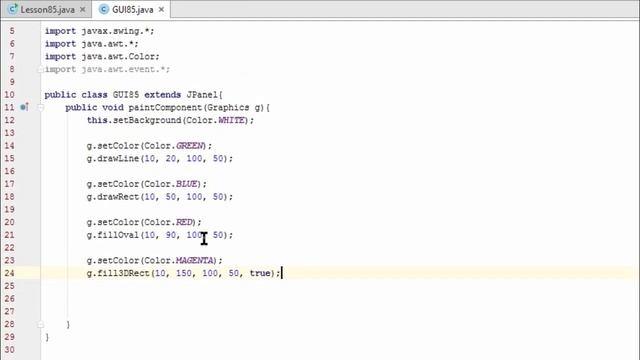 Урок 85 - Рисование в Java, фигуры. Evil Nerd смотреть онлайн
