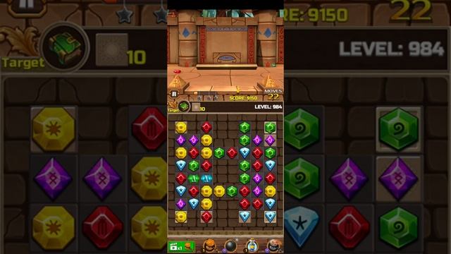 Jewel Ancient 2: How to win challenging level 984 смотреть онлайн