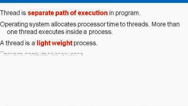 Explain threads in java? www.java-interview-questions.com смотреть онлайн