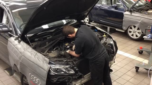 Audi Q5 2.0 TFSI Piston and conrod replacement for excessive oil consumption смотреть онлайн