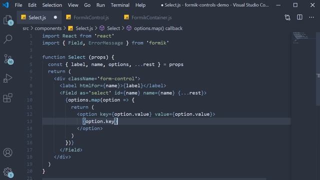 React Formik Tutorial - 35 - Select смотреть онлайн