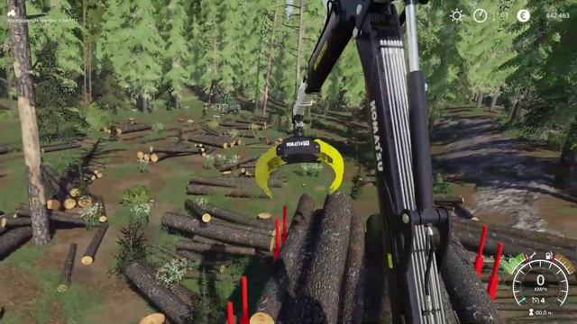 Komatsu 895 Loadflex?Logging?FS19?New Map?We need a good spruce forest for production.... смотреть онлайн