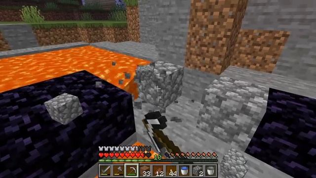 КАК Я СДЕЛАЛ ПОРТАЛ В АД ИЗ ВЕДРА ВОДЫ И ЛАВЫ|ВАНИЛКА ч.3 смотреть онлайн