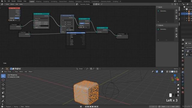 Blender Tutorial: Procedure Particle Emission Effect with Geometry Nodes Blender смотреть онлайн