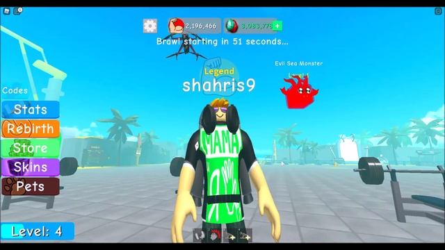 ИГРА СИМУЛЯТОР КАЧКА 4 ? БАГ НА 1000 РЕБИРСОВ ? Roblox Weight Lifting Simulator 4 super bug rebirth смотреть онлайн