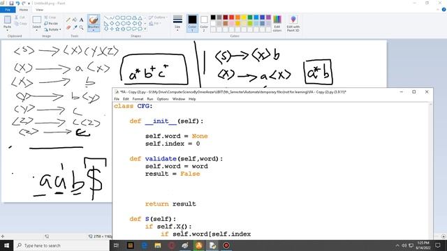 CFG python code (This is just for limited CFGs) смотреть онлайн