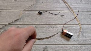 Как подключить светодиодную ленту к батарейке