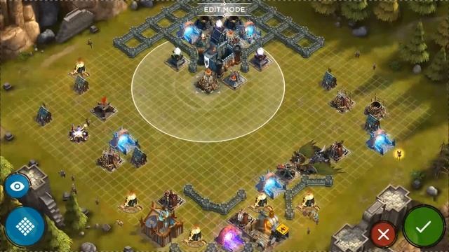 Rival Kingdoms: Stronghold 10 Base Defense Layout смотреть онлайн