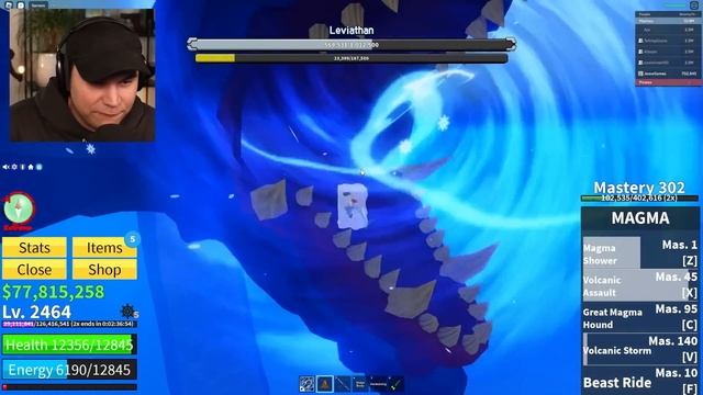 HOW TO UNLOCK THE NEW LEVIATHAN BOSS! Roblox Blox Fruits смотреть онлайн