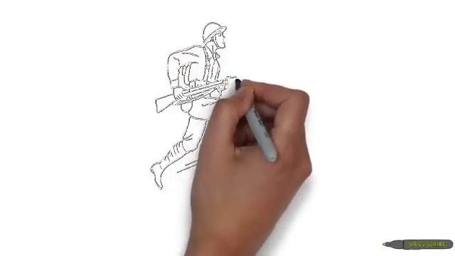 Как нарисовать солдата смотреть онлайн
