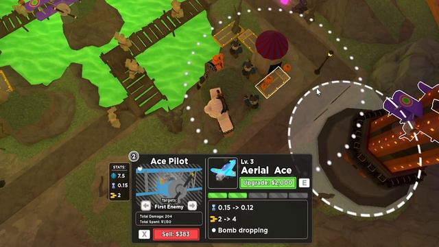 КАК ПРОЙТИ АКТ 2 В СОЛО БЕЗ СПЕЦИАЛЬНЫХ БАШЕН В TOWER DEFENSE SIMULATOR! Roblox смотреть онлайн